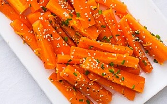 Honey and Orange Glazed Carrots