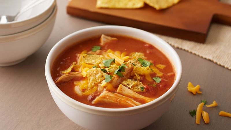 Quick Chicken Tortilla Soup