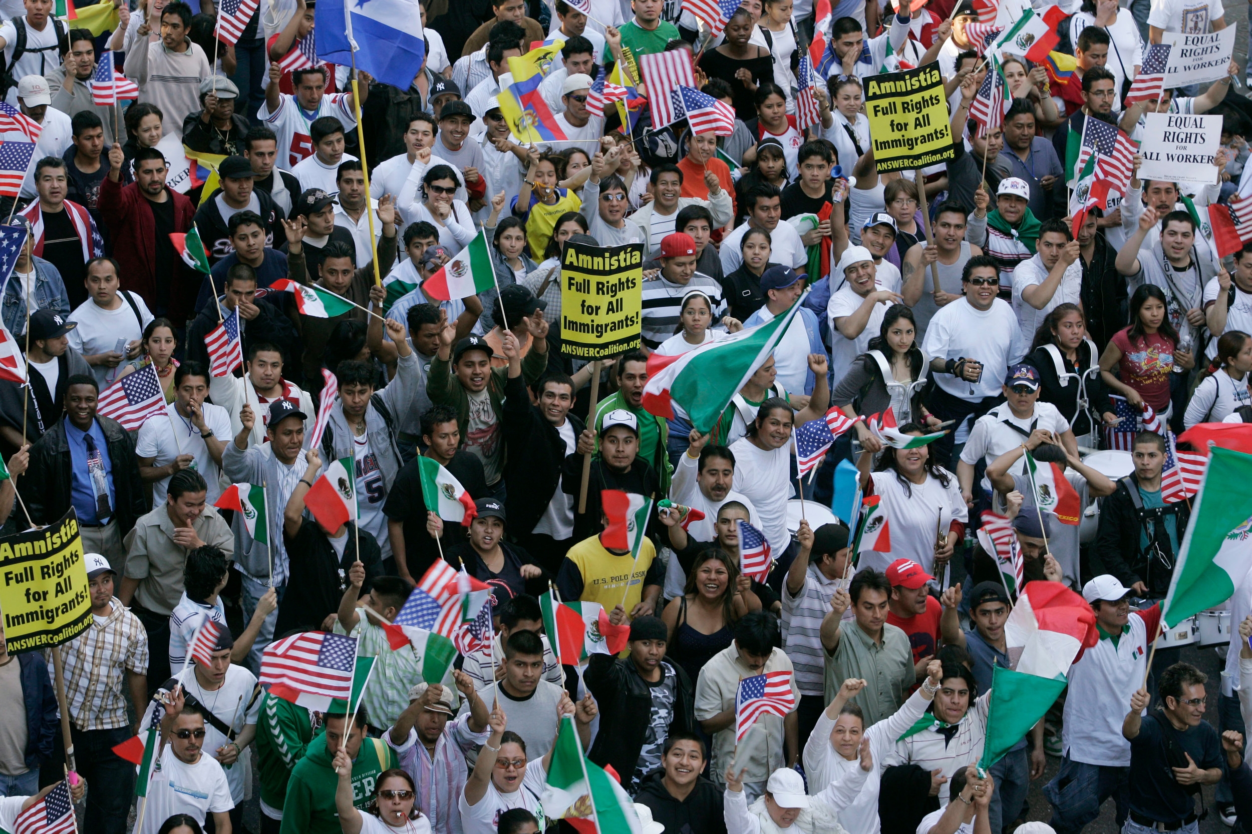  Thousands across US join May Day protests for workers, immigrants  rights 