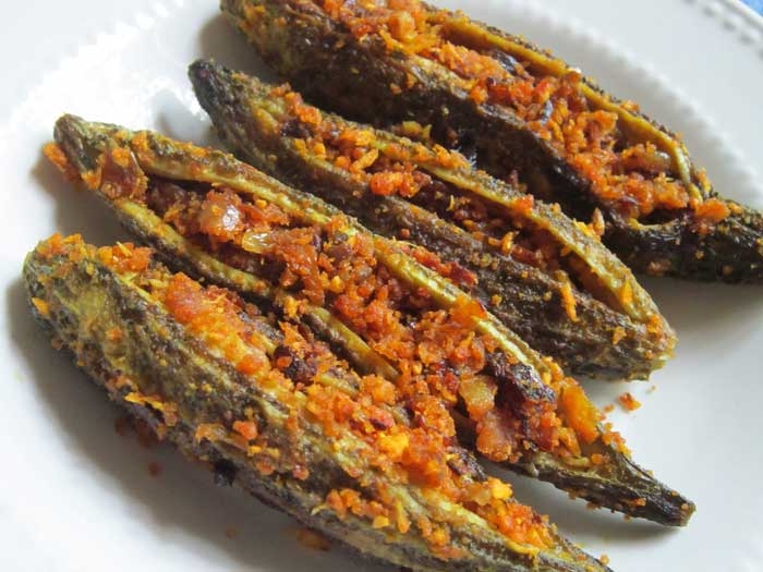 Bharwa Karela with Sweet Potato