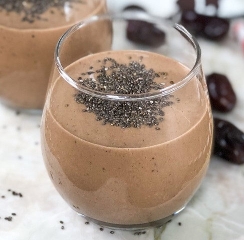 Nutty Chocolate Banana Smoothie 