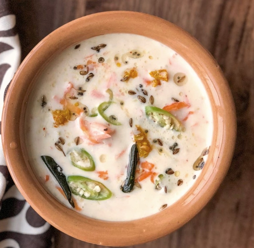 Gajar Amla Raita Recipe