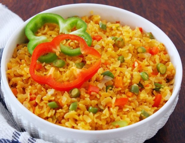 Schezwan Poha 