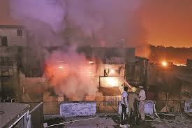  Fire at Kashmiri Gate aread 