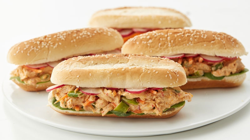 Asian Chicken Salad Subs 
