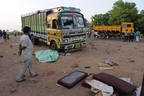  3 killed by speeding truck in UP 