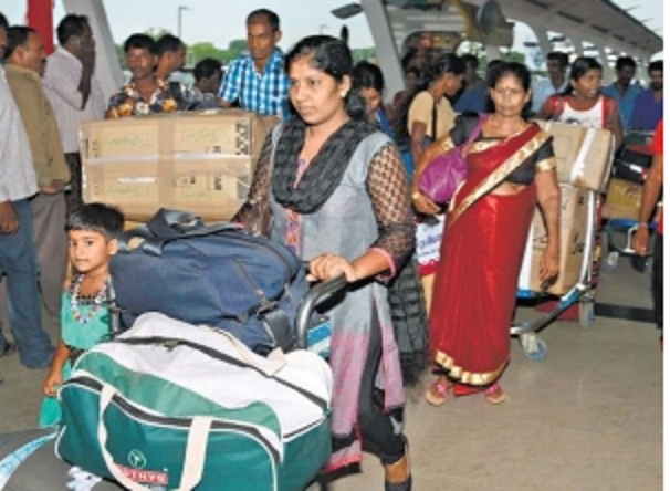  Sri Lankan refugees return from south India 