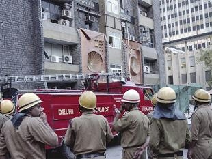  Fire in Delhi s Antriksh Bhawan 