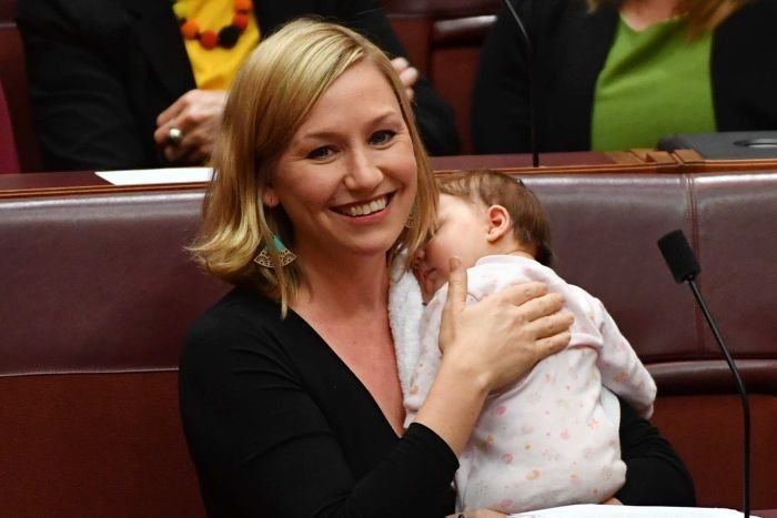 What does it take to be a super mum? Australian Senator Larissa Waters!