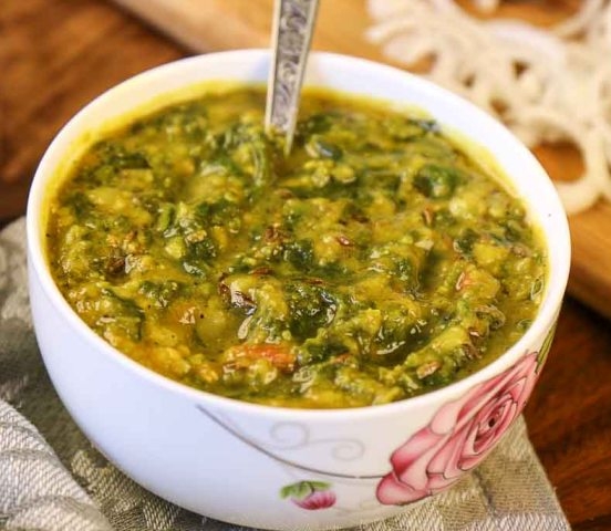 Dal Palak With Moong & Masoor Dal