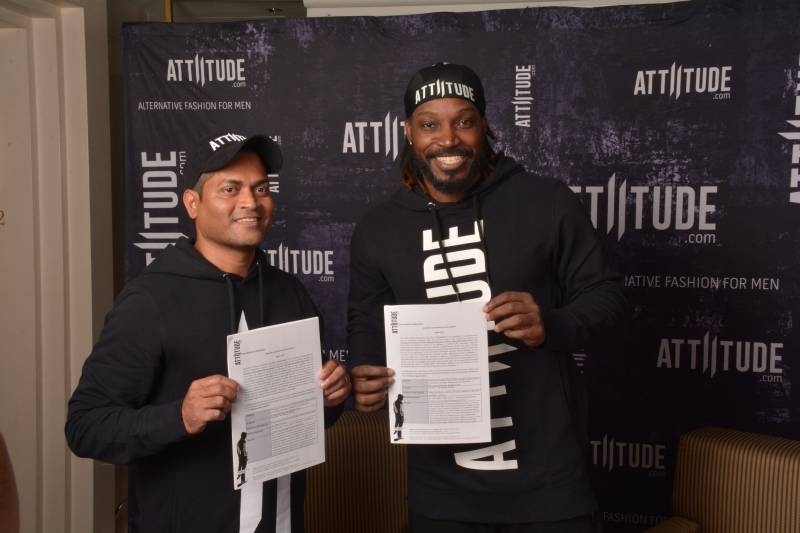  Attiitude.com signs Gayle as global brand ambassador 