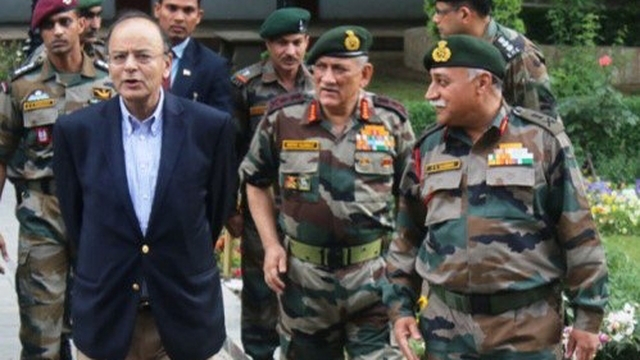  Defence Minister, Army chief review security in J&amp;K (Lead) 