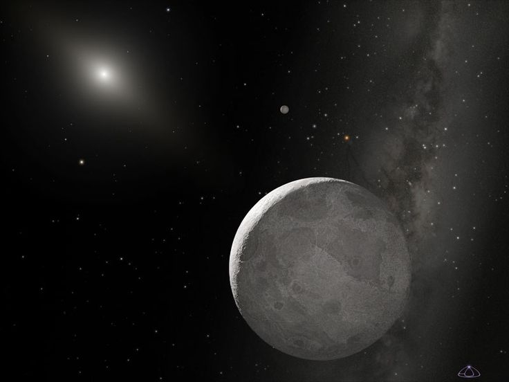  Astronomers find moon around third largest dwarf planet 