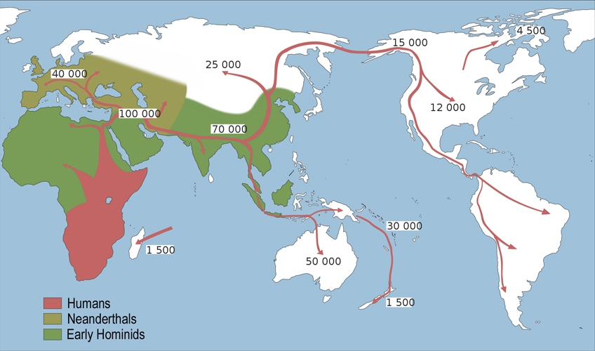  Aborigines populated Australia 50,000 years ago 