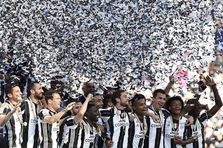  Juventus crowned Serie A champions for sixth consecutive time 