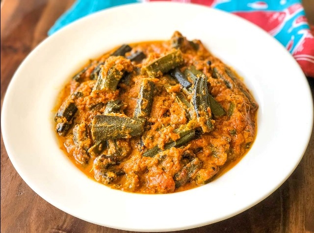 Bhindi Masala Gravy - Ladies Finger In Tomato Onion Gravy