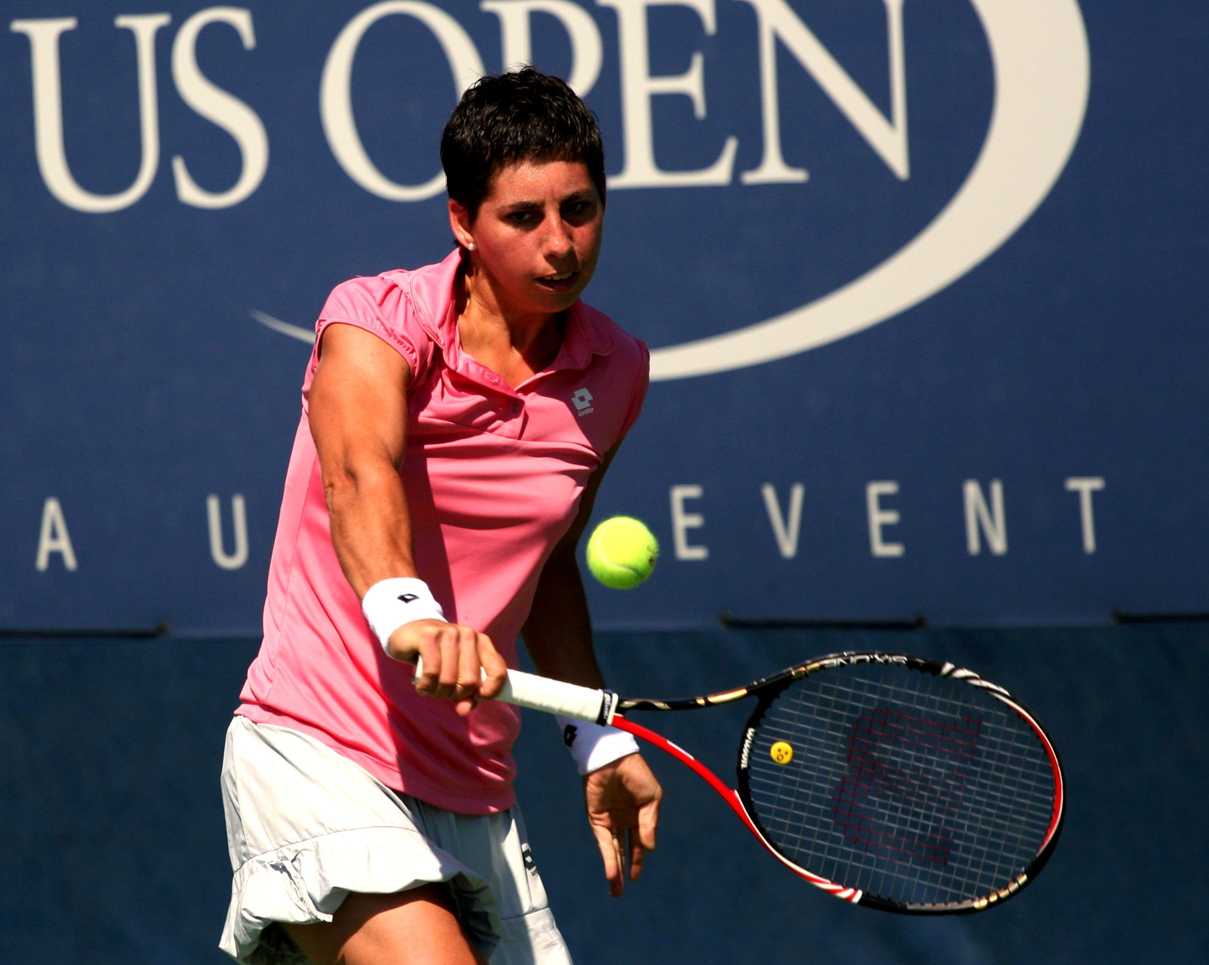  Carla Suarez in Strasbourg tennis quarters 