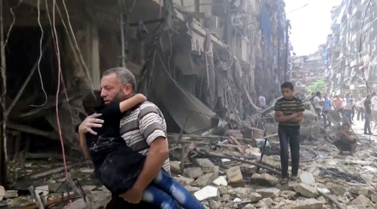   11 civilians killed in air raids in eastern Syria  