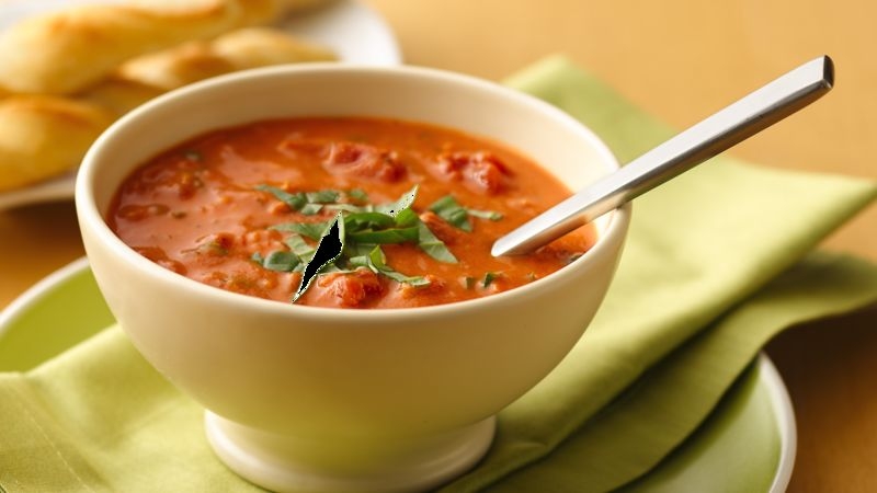 Chunky Tomato-Basil Soup