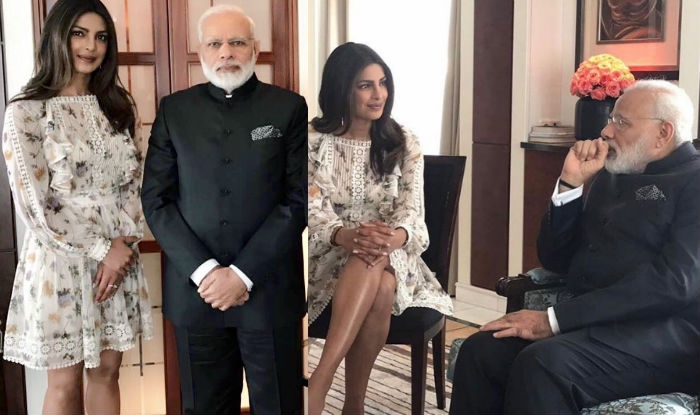 Actress Priyanka Chopra and Prime Minister Narendra Modi met in Berlin out of coincidence. 