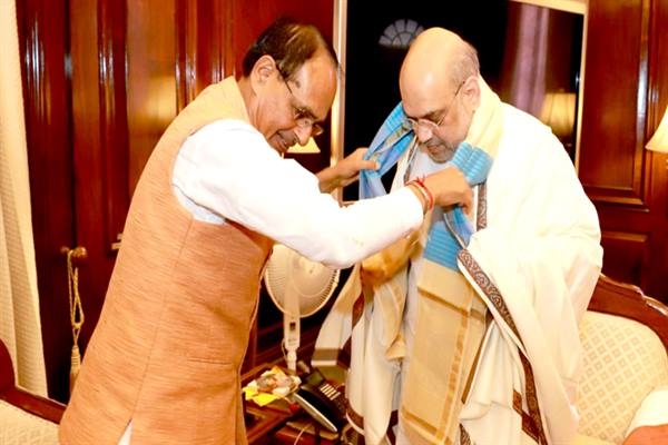 Chief Minister Chouhan meets Union Home and Cooperative Minister Amit Shah