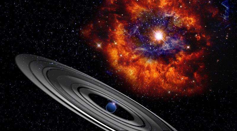  Mysterious eclipses point to giant ringed planet 
