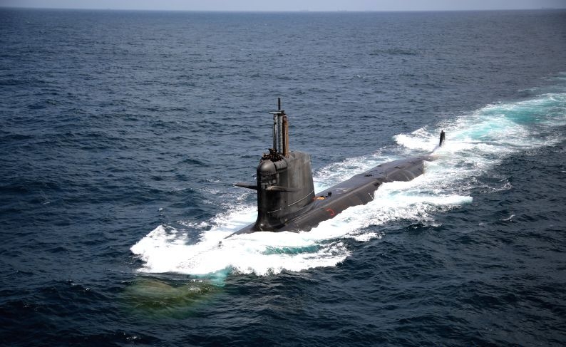  Second Scorpene submarine Khanderi undertakes maiden sea sortie (With Images) 
