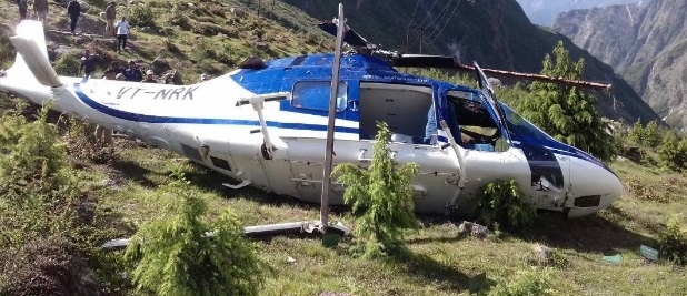  One killed in chopper crash near Badrinath 