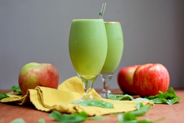 Healthy Spinach and Apple Mix 