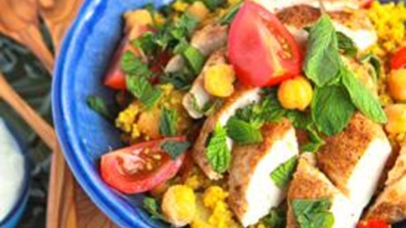 Easy Chicken and Couscous Skillet 