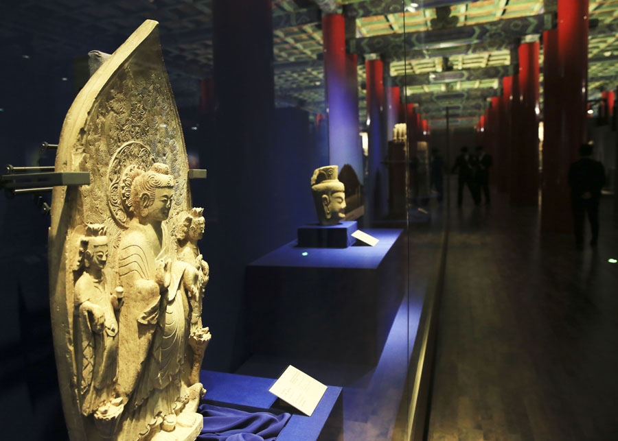 China-India sculpture exhibition opens 