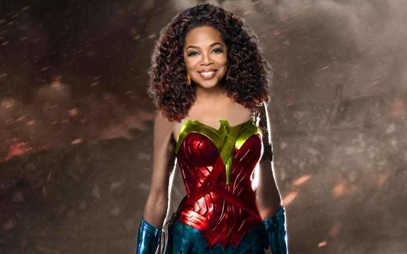 Suffering from Wonder Woman fever - Oprah Winfrey!
