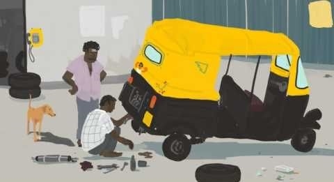  Indian rickshaw gets animated twist 