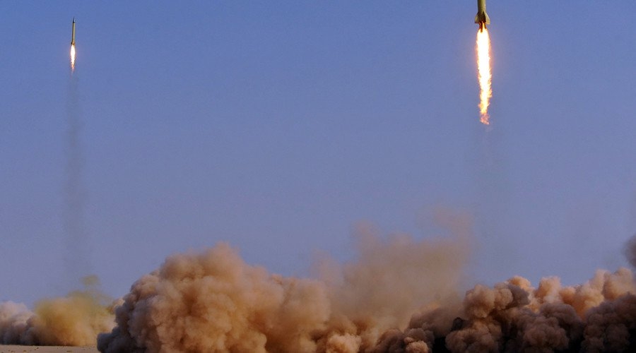  Iran launches missile attack on  terrorists  in Syrian city 