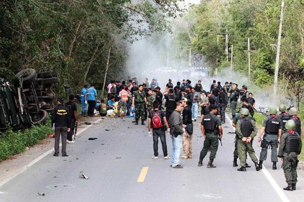  Five soldiers killed in Thailand 