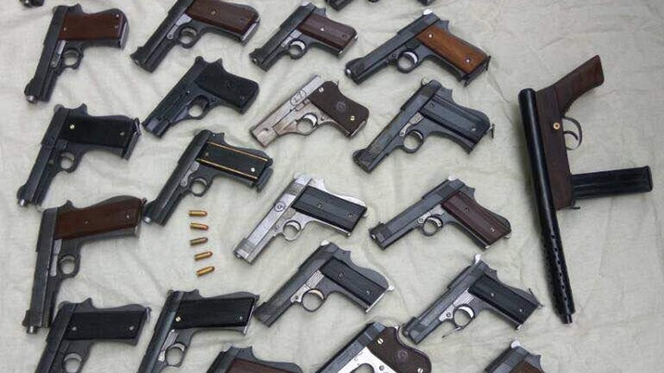  Three illegal firearms  manufacturers held, 16 pistols seized 