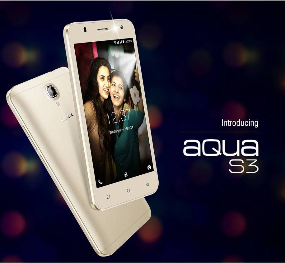  Intex launches fast-charging  Aqua S3  smartphone 