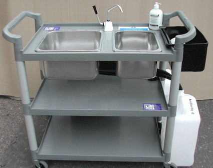  Portable sink to help campers maintain hygiene 