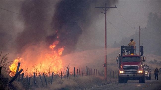  US state declares emergency over wildfires 