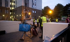  Chaos as hundreds forced to evacuate from London tower blocks 