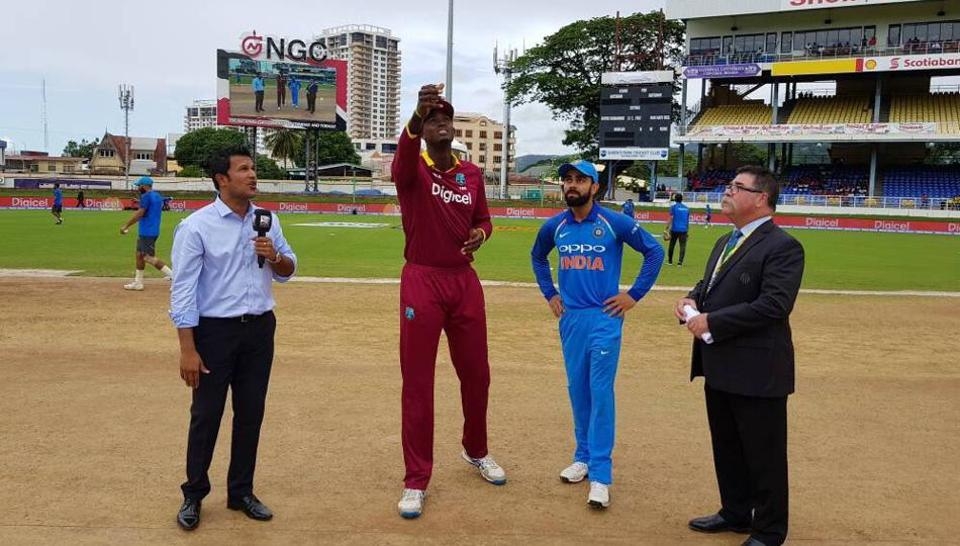  West Indies opt to field against India in second ODI 