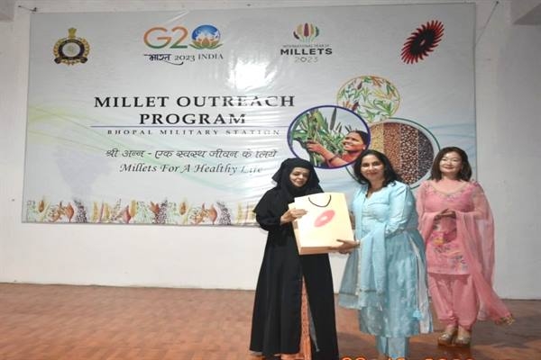 Unique millet workshop held at Sudarshan Chakra Corps of Military Station, Bhopal