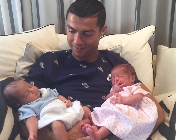 Cristiano Ronaldo now The Father of Three - A Perfect Hat-Trick! 