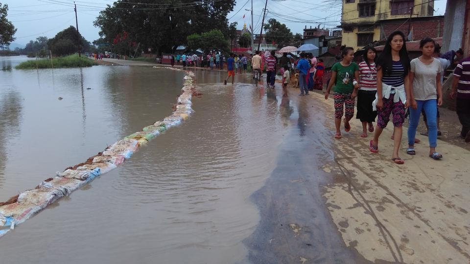  Heavy rains trigger flood-like situation in Manipur 