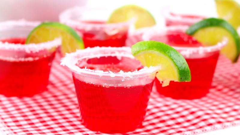 Winter Margarita Silver Tequila Shot