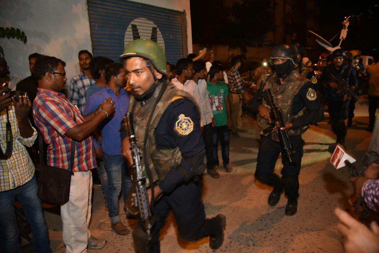 Anti-terror search operation end at Hyderabad apartment 