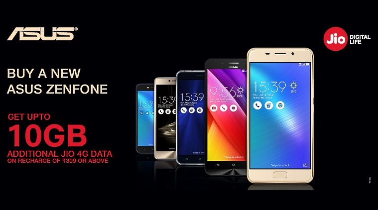  ASUS partners with Reliance Jio for data offers 