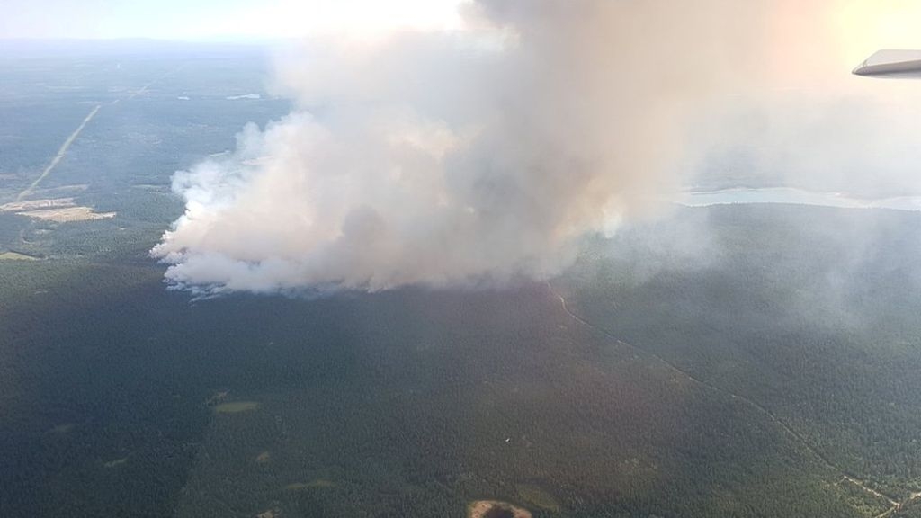  Canadian province battles over 180 wildfires 