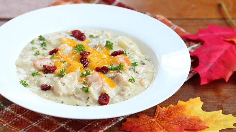 Slow-Cooker Turkey Dinner Soup