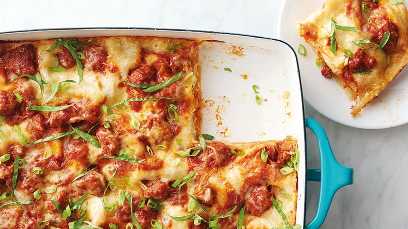 Ginger Pork Wonton Lasagna